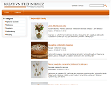 Tablet Screenshot of kreativnitechniky.cz